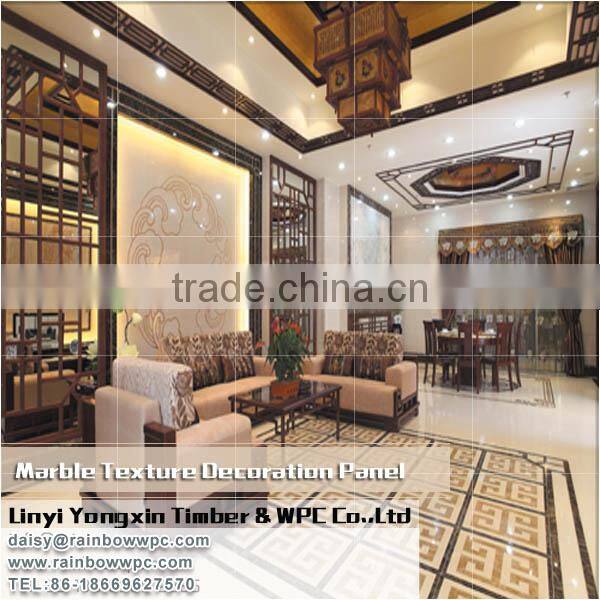 2016 new price Marble Texture series board wall panel ,indoor wall panel