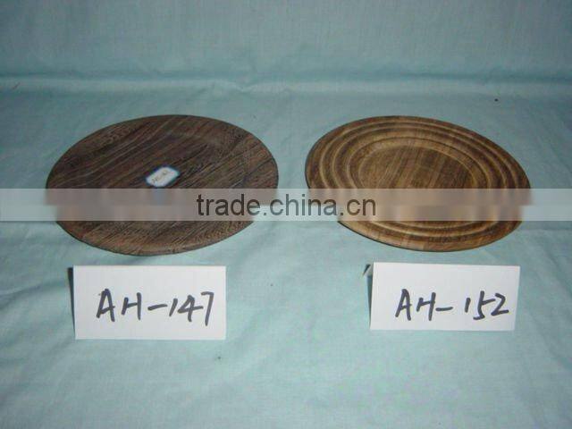 useful carbonized wooden plate,food container