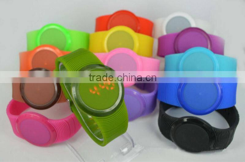 Dazzling silicone LED watch