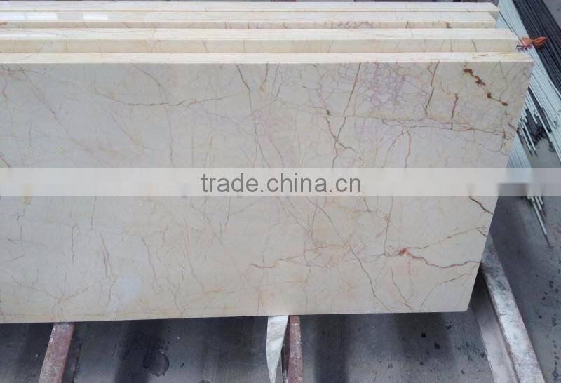 High Quality Polished Cream Color Natural Marble Big Slabs and Tiles BF12-03314a