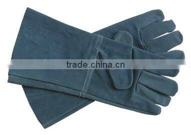 Cow split leather. welding working gloves