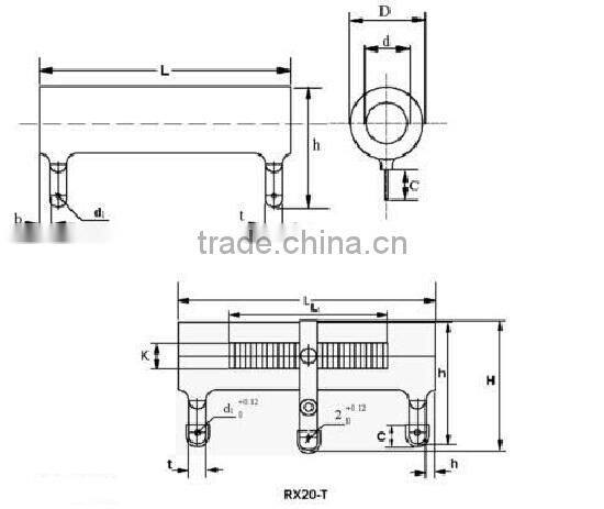 RX(G)20 high power coating wirewound fixed resistors