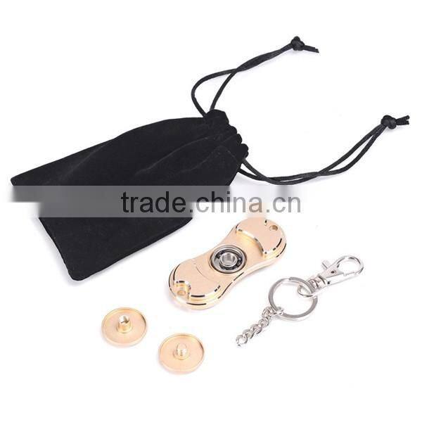 Best seller aluminum fidget spinner with 606 hybrid ceramic bearings