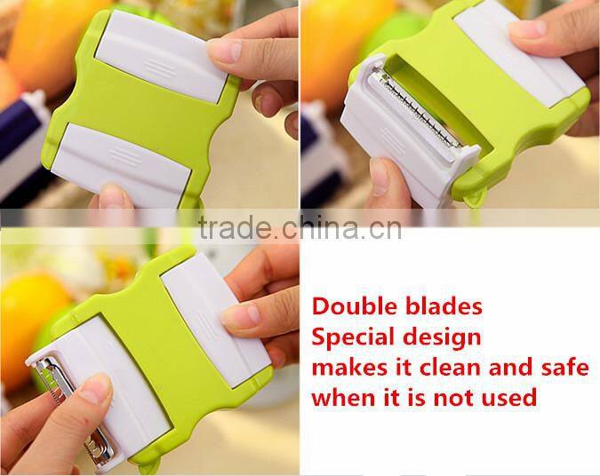 Clean and Safe Multifunction Fruit / Vegetable Peeler and Shredder
