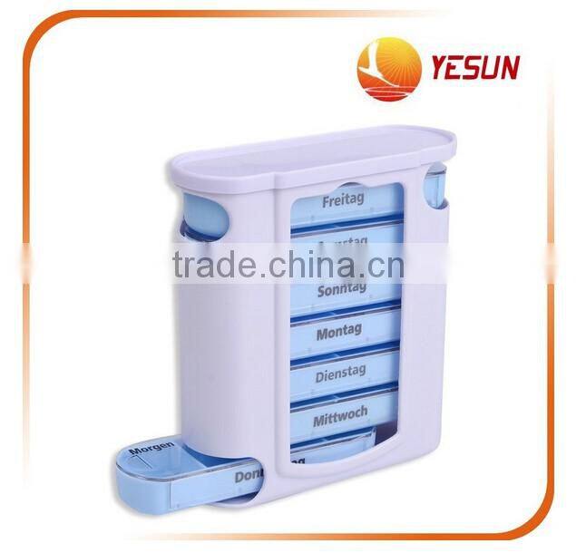 Hot sale On-time delivery factory directly 7 day plastic pill box