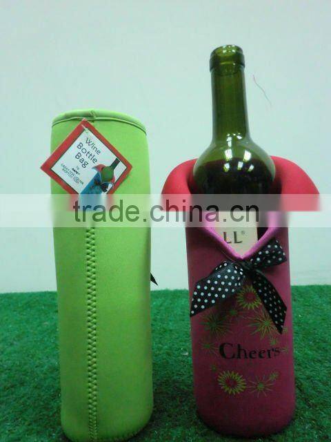 2014 New fashion Hot sell ! promotional wine bottle cooler and wine bags