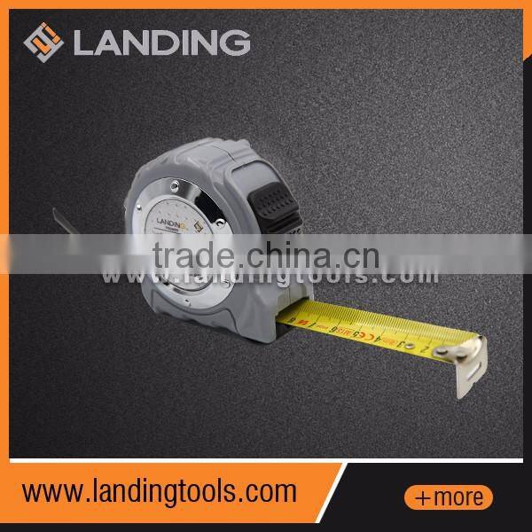 rubber covered magnetic steel uv chromed steel tape measure