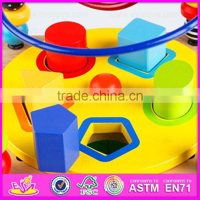 2016 hottest kids wooden beads toy,funny children wooden beads toy W11B090