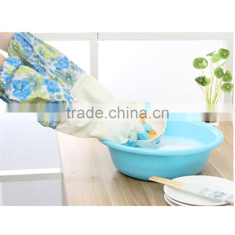 New Rubber Dishwashing Cleaning Multi-Purpose Long Gloves
