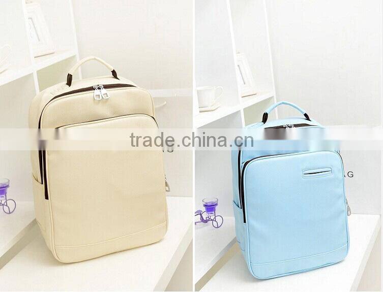 Fashion new style school leather bag for laptop
