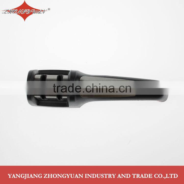 Two sharpening modes knife sharpener with long safety ABS handle