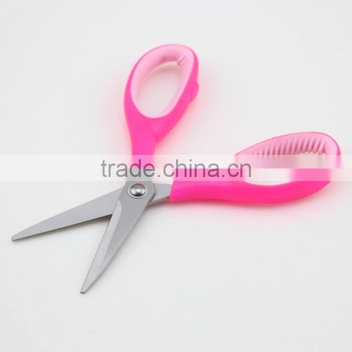 Pink Handle and Stainless Steel Blade Paper-cut Scissor