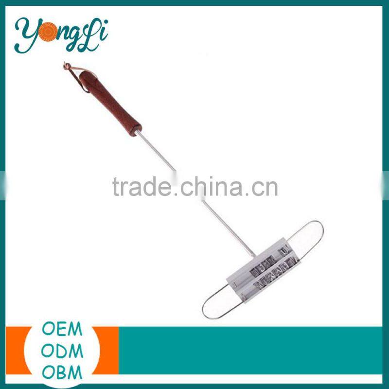 DIY Barbecue Tools Branding Iron Stamp with Changeable Letters BBQ Branding Iron