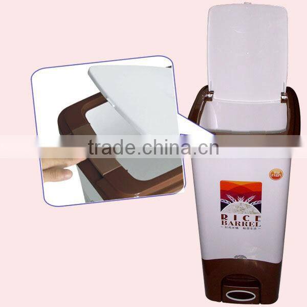 Large Capacity Plastic Rice Measuring Storage Box Container