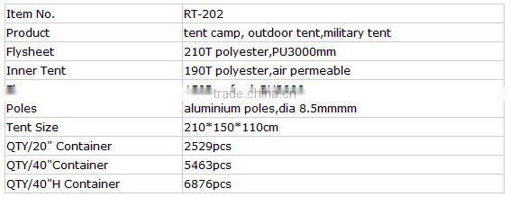 Family Camping Tent Dome Tent Double Layer Tent