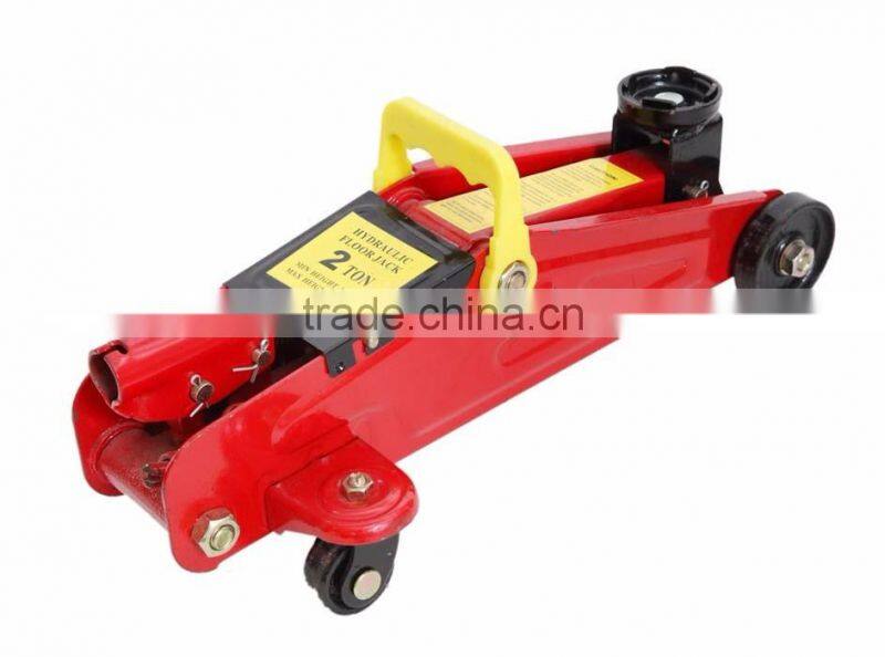 2T capacity load powered hydraulic trolley floor jack