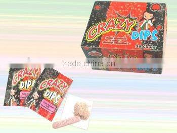 Guava Flavor Foot Shaped Lollipop With Sour Powder Candy