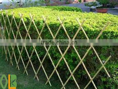 charming and unique garden bamboo fence