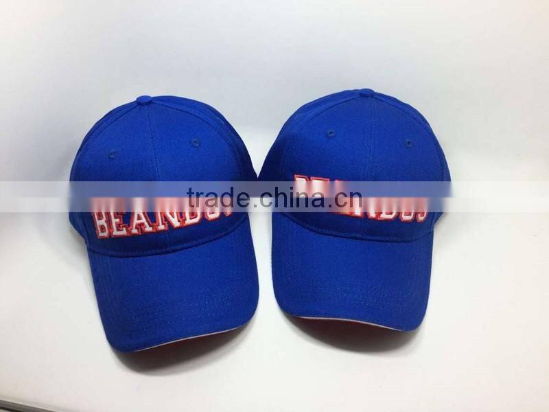 Custom 100% Cotton Baseball Cap with embroidery patch