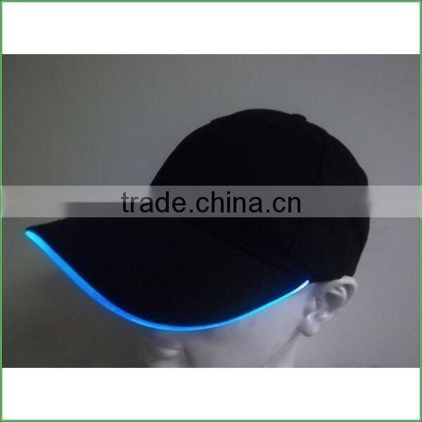 camouflage led cap solar led light cap with embroidery
