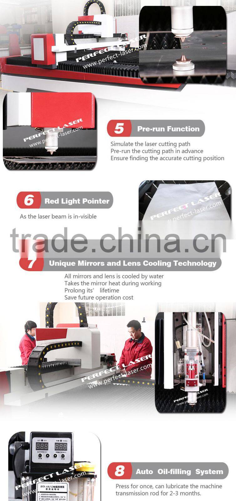 1530 500w /1000w Fiber Laser cutting machine for metal 1mm-14mm