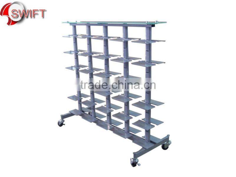 Of nike air wall mounted metal shoe rack iron rotating shoe rack