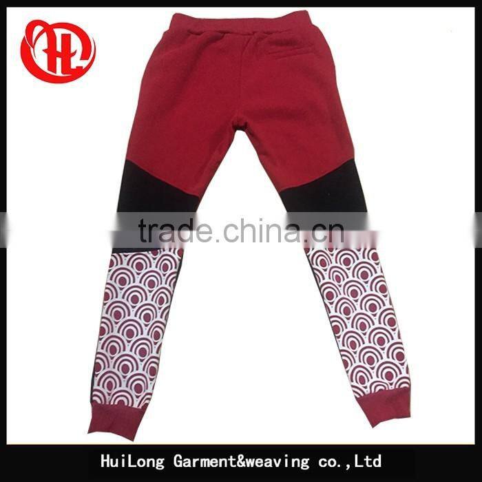 Color available unique sports pants children jogging pants