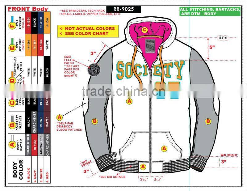 2014 Stock Boys / mens / big mens polyester winter sherpa lined fleece jacket /coat