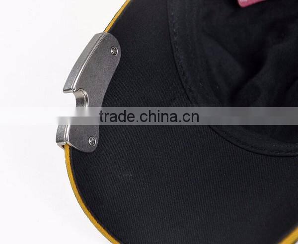 custom suede bottle opener baseball cap leather bill baseball cap