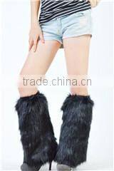 Black and white heated leather lace wholesale baby leg warmers