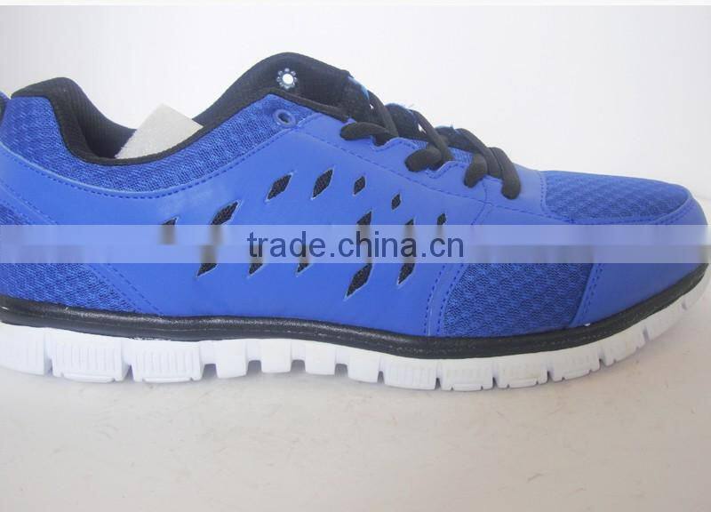 Mesh upper attractive design cotton fabric EVA sole men cheap sports shoes