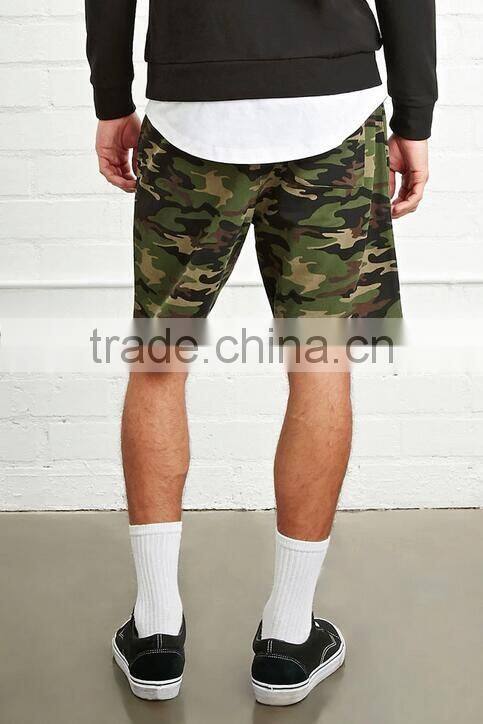 latest design gym camo shorts fitness sweat shorts man wholesale