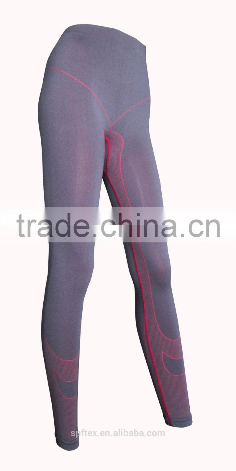 Seamless sport fitness thermal shirts underwear