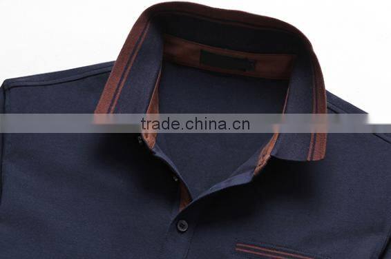 2016 hot sale custom 100% cotton polo shirt fabric for man