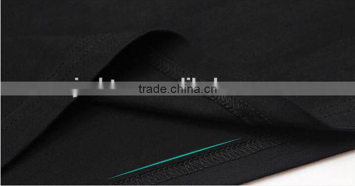 Top quality 97% combed cotton 3% spandex custom print t shirt