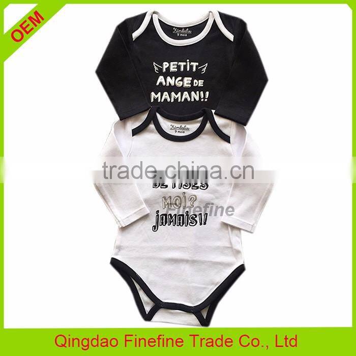 Basic baby clothes unisex baby sleepsuits wholesale China