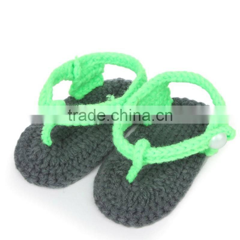 Wholesale multi colors design summer baby kids crochet wool shoes LBS20151223-29