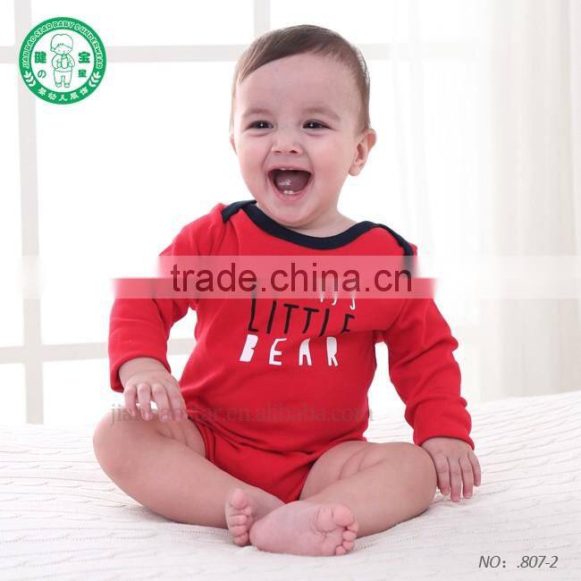 Mommy's little bear interlock long sleeves baby onesie