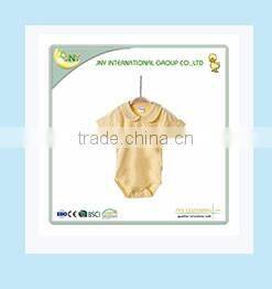 Wholesale plain cotton white baby onesie and jumpsuit