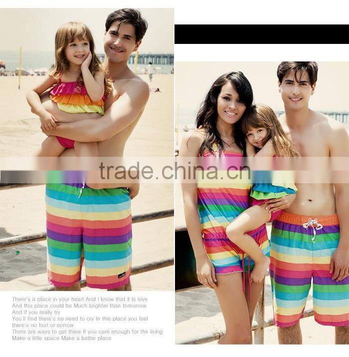 Beautiful girls Baby Swimsuit/Swimwear Children's swimwear six flouncing conjoined swimsuit rainbow baby girls bathing suit