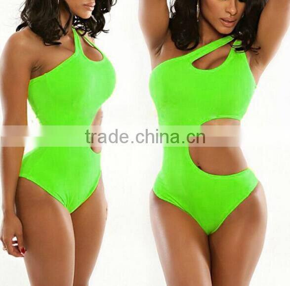 EY0021A Women's Sexy Bodysuit Backless One Piece Monokini Swimsuit