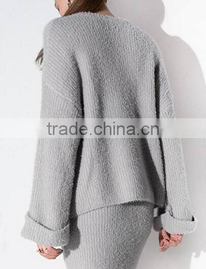 EY0909S hot new products lady winter long pullover sweaters
