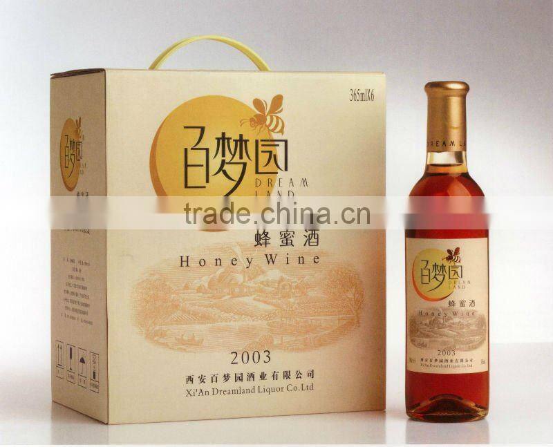 cardboard packaging portable wine box