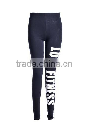 Words digital print women fitness gym leggings