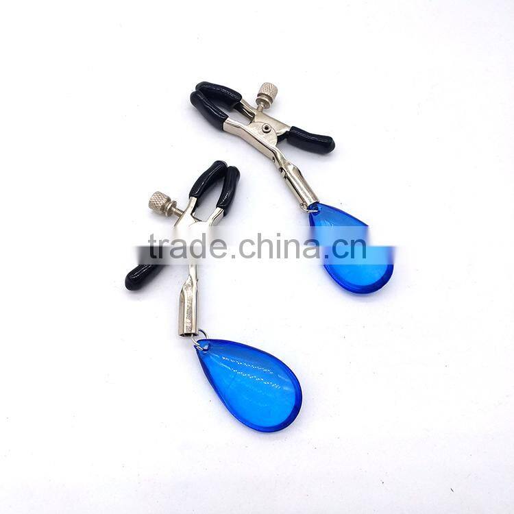 GEEK sexy 1 Pair Nipple Clamps Clips Jewellery Bust Massager Stimulate Sex Toy Flirt Adult china sex toys supplier