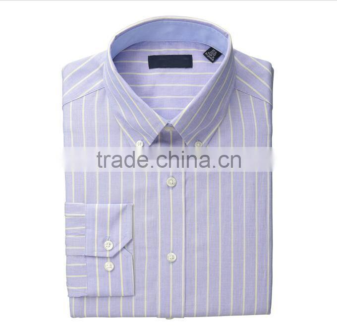 China clothing New Arrival stripe pattern formal 95 cotton /5 elastane t-shirt for men