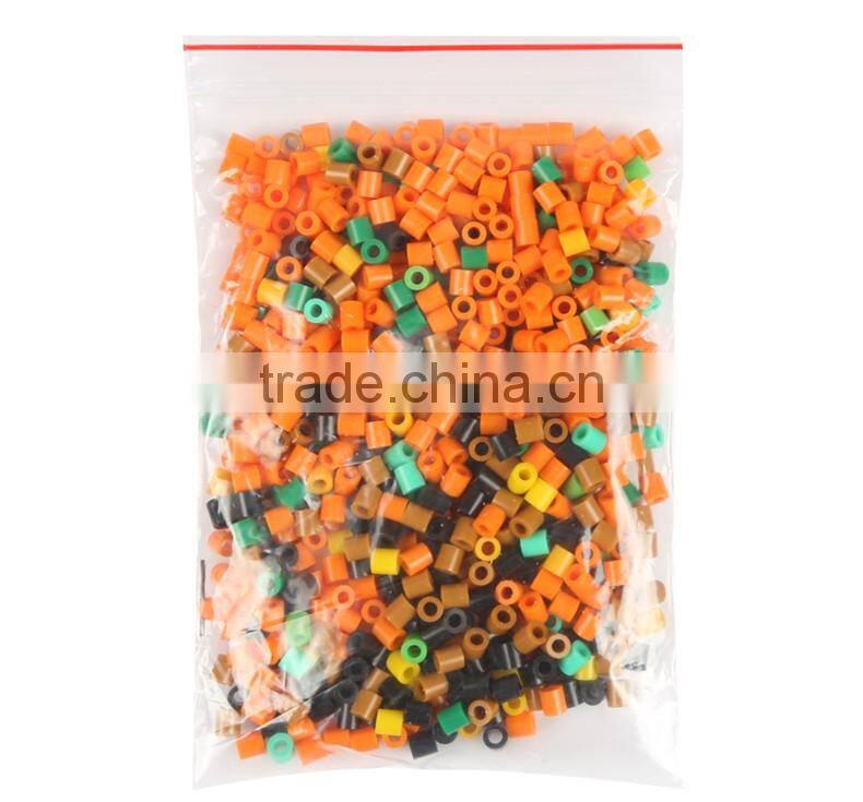 Diyfashion 5mm hama perler fuse beads long poumpkin set with puzzle iron paper and twezzer hama beads toys for kids 18090