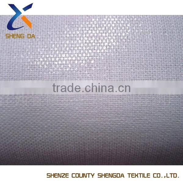 100% Polyester Fabric Plain Woven Interlining&Linings For Shirt