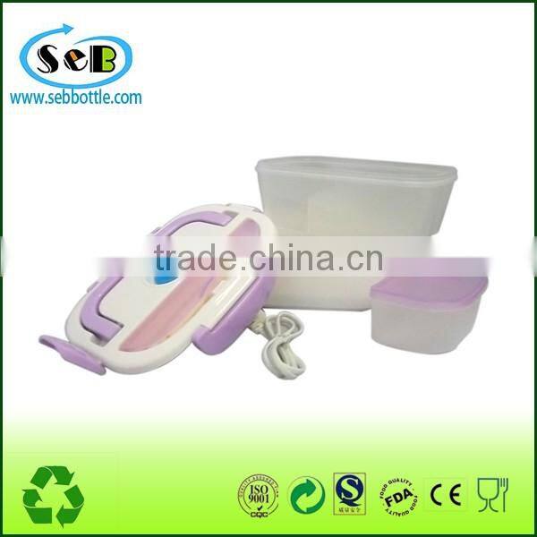 Nestable for shipping and storage electric lunch box