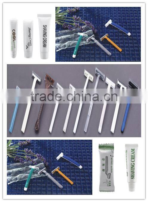 Cheap dental kit, shaving kit, soap hotel amenities set